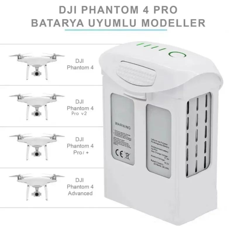 100% New 5870mAh for DJI Phantom 4 4pro Plus V2.0 4pro+ 4 Advanecd 4 Advanecd+ Drone Battery Stable Output Without Interference
100% New 5870mAh for DJI Phantom 4 4pro Plus V2.0 4pro+ 4 Advanecd 4 Advanecd+ Drone Battery Stable Output Without Interference