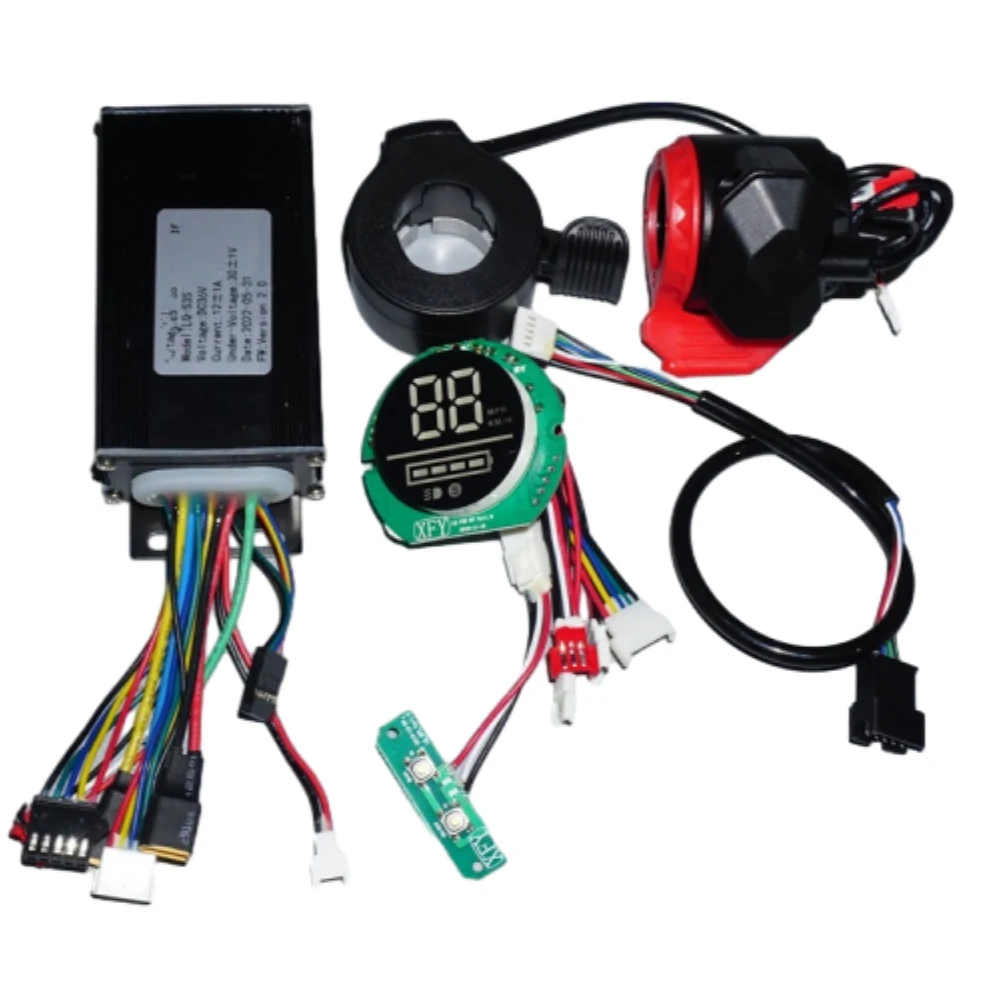 36V 350W 12A Electric Scooter Brushless Controller 8.5 inch Hub Motor Electric Scooter Controller with Instrument and Brake Set
36V 350W 12A Electric Scooter Brushless Controller 8.5 inch Hub Motor Electric Scooter Controller with Instrument and Brake Set