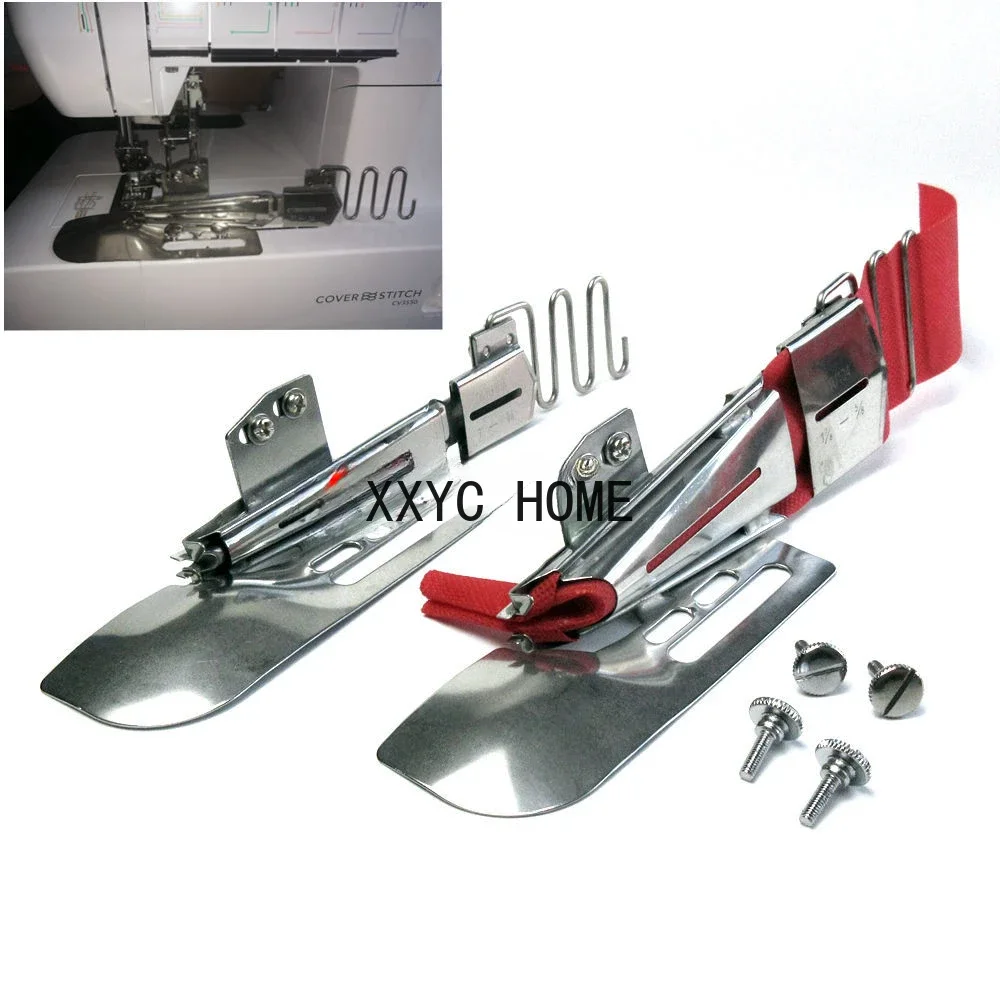 2 Sets Double-Fold B Type Binder 4 Way For Janome Coverpro Babylock Coverstitch
2 Sets Double-Fold B Type Binder 4 Way For Janome Coverpro Babylock Coverstitch