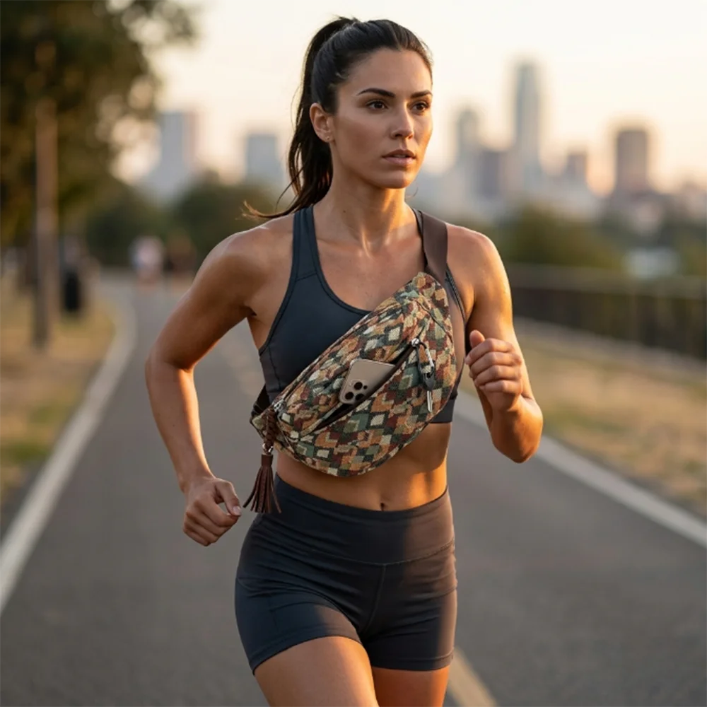 Bohemian Style Waist Bag For Women Men Retro Fanny Pack Crossbody Chest Bag Outdoor Sports Belt Bag Travel Phone Case Waist Bag
Bohemian Style Waist Bag For Women Men Retro Fanny Pack Crossbody Chest Bag Outdoor Sports Belt Bag Travel Phone Case Waist Bag