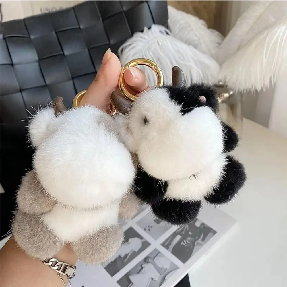 Long Mane Calf Plush Pendant Stuffed with Horn Plush Cow Keychain Ornaments Simulation Mink Fur Cute Animal Keychain
Long Mane Calf Plush Pendant Stuffed with Horn Plush Cow Keychain Ornaments Simulation Mink Fur Cute Animal Keychain
