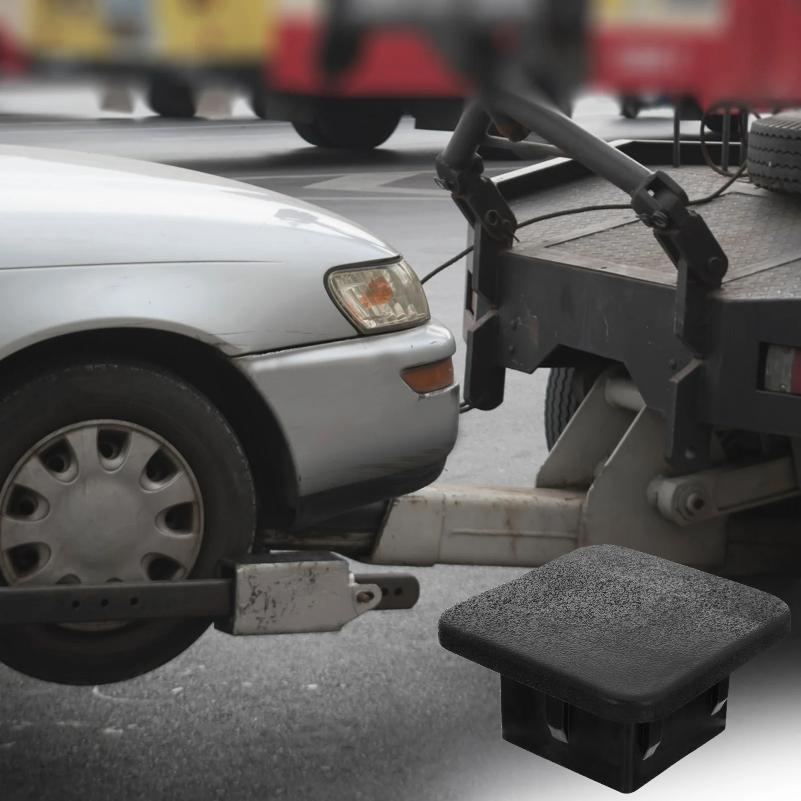 Multifunction Trailer Hitch Cover Flexible Durable Rubber Easy Install Trailer Tube Protector Plug Caps Hitch Tube Cover 
Multifunction Trailer Hitch Cover Flexible Durable Rubber Easy Install Trailer Tube Protector Plug Caps Hitch Tube Cover