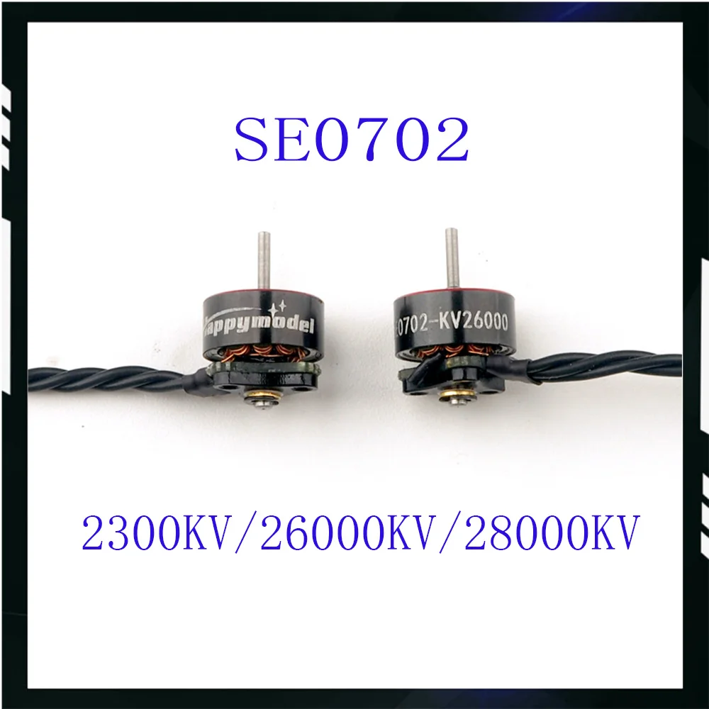 HappyModel SE0702 2300KV 26000KV 28000KV 1S Brushless Motor for RC FPV Racing Freestyle 65mm 75mm Tinywhoop Mobula6 ELRS Drone
HappyModel SE0702 2300KV 26000KV 28000KV 1S Brushless Motor for RC FPV Racing Freestyle 65mm 75mm Tinywhoop Mobula6 ELRS Drone