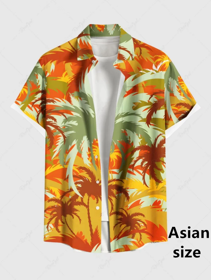 Summer Hawaiian Men's Shirts 3D Printed Tropical Plant Short Sleeved Button Down Shirts Oversized Holiday Tops Casual Shirts Men
Summer Hawaiian Men's Shirts 3D Printed Tropical Plant Short Sleeved Button Down Shirts Oversized Holiday Tops Casual Shirts Men