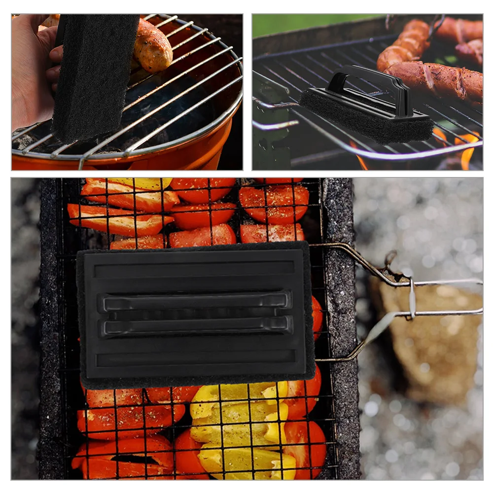 2pcs Cleaning Brush for Grill BBQ Rack Oil Outdoor Grills Lightweight Non-Slip Durable Bristle Free Barbecue Tool Scrub Grate 
2pcs Cleaning Brush for Grill BBQ Rack Oil Outdoor Grills Lightweight Non-Slip Durable Bristle Free Barbecue Tool Scrub Grate