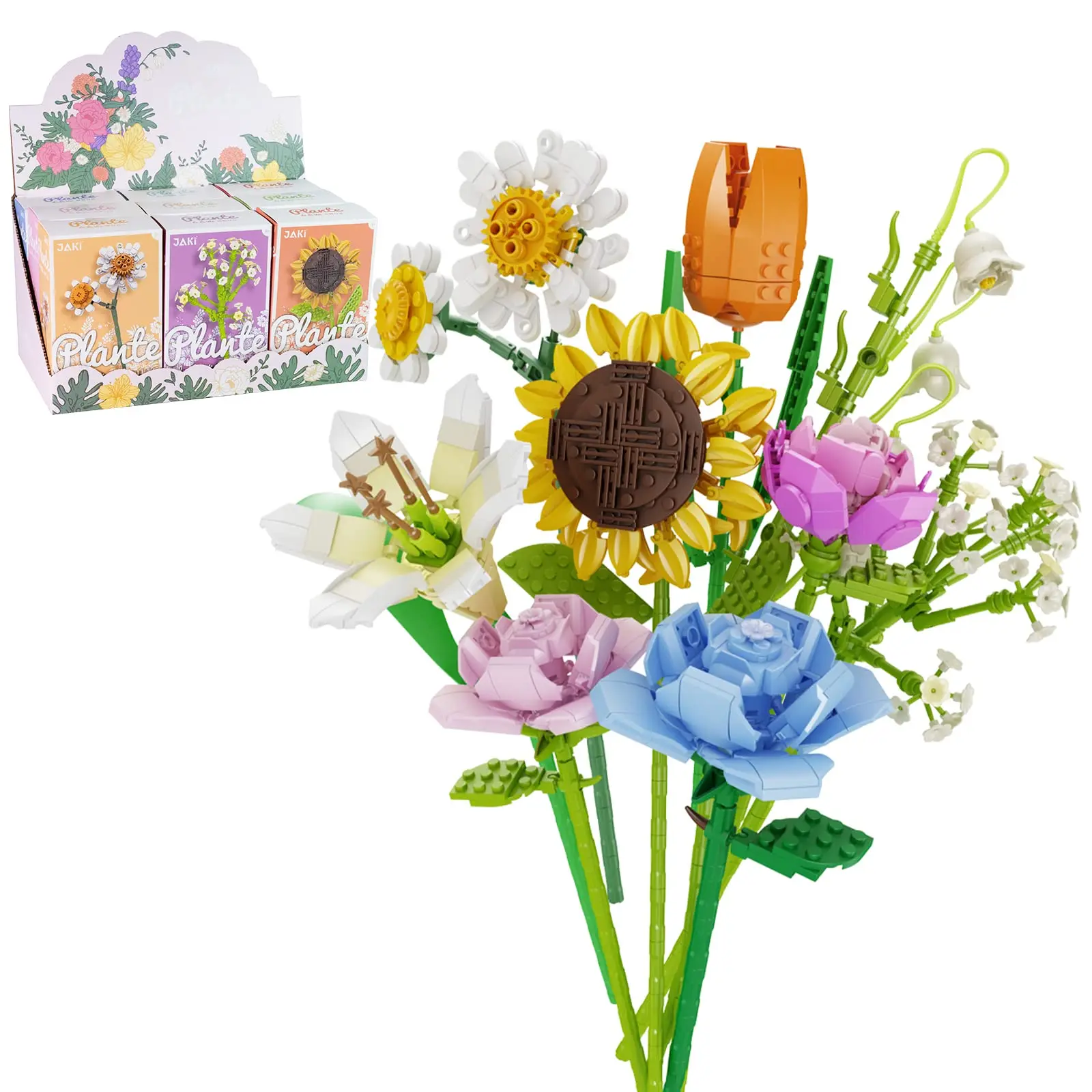 Bouquet Moc Building Blocks Flower Succulents Potted Fit for 10309 Romantic DIY Assembly Bricks Toy for Children Girls Gifts
Bouquet Moc Building Blocks Flower Succulents Potted Fit for 10309 Romantic DIY Assembly Bricks Toy for Children Girls Gifts