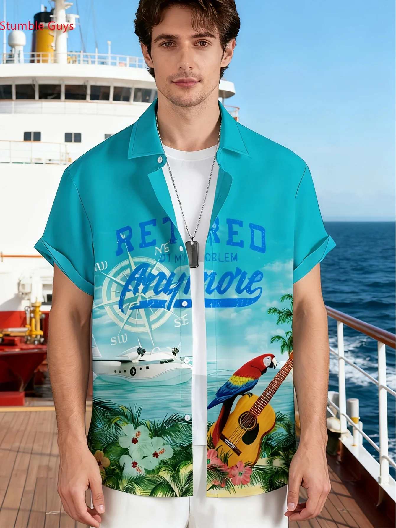 Summer High Street Graphic Print Men's Hawaiian Shirt Man Short Sleeve Casual Fashion Urban Style Party Beach Tops
Summer High Street Graphic Print Men's Hawaiian Shirt Man Short Sleeve Casual Fashion Urban Style Party Beach Tops