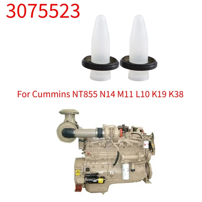 2Pcs Fuel Pump Seal Main Shaft Oil Seals 3075523 For Cummins NT855 N14 M11 L10 K19 K38 Accessories
2Pcs Fuel Pump Seal Main Shaft Oil Seals 3075523 For Cummins NT855 N14 M11 L10 K19 K38 Accessories