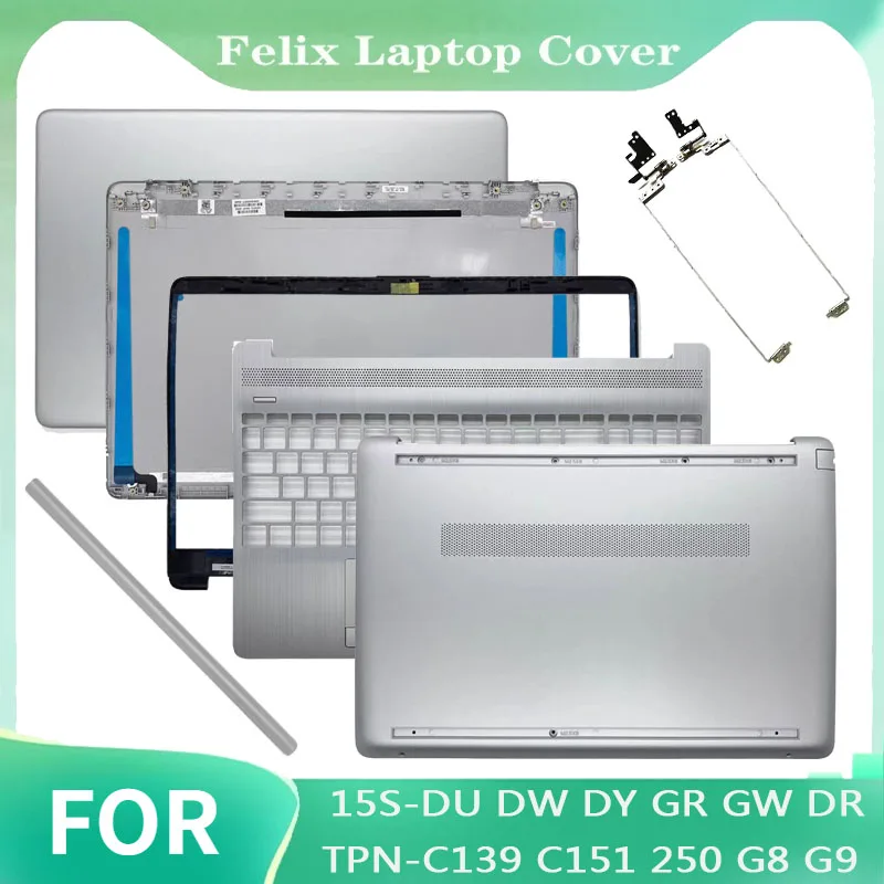 Replace Cover For 15-DW 15-GW 15S-DU 15S-DY 250 G8 G9 255 G8 Screen Rear Cover Front Frame Palm Bottom Cover hinge
Replace Cover For 15-DW 15-GW 15S-DU 15S-DY 250 G8 G9 255 G8 Screen Rear Cover Front Frame Palm Bottom Cover hinge