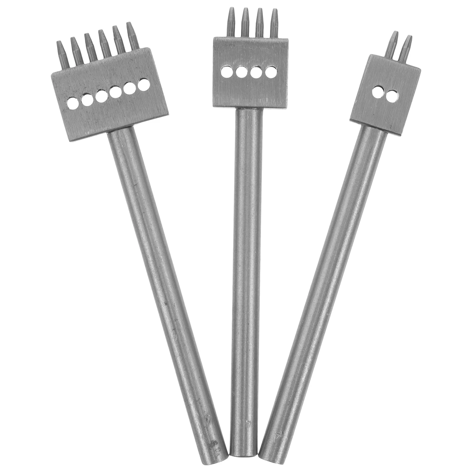 3pcs Punch Tool Set Metal Round Hole Puncher 4mm 2+4+6 Teeth-spacing for Crafting Sewing Projects
3pcs Punch Tool Set Metal Round Hole Puncher 4mm 2+4+6 Teeth-spacing for Crafting Sewing Projects
