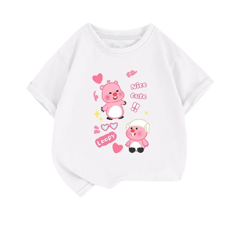 MINISO Loopy аниме футболка для женщин и мужчин футболка повседневная футболка с коротким рукавом свободная одежда подарок с коротким рукавом летний топ
MINISO Loopy аниме футболка для женщин и мужчин футболка повседневная футболка с коротким рукавом свободная одежда подарок с коротким рукавом летний топ