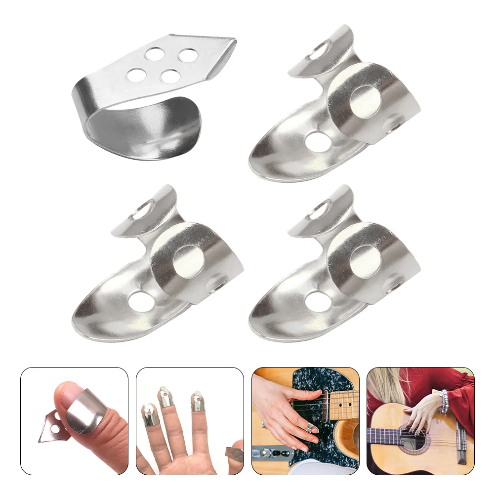 4 PCS Guitar Pick Open Finger Thumb Picks for Ukulele Bass Guitars Banjo Electric
4 PCS Guitar Pick Open Finger Thumb Picks for Ukulele Bass Guitars Banjo Electric