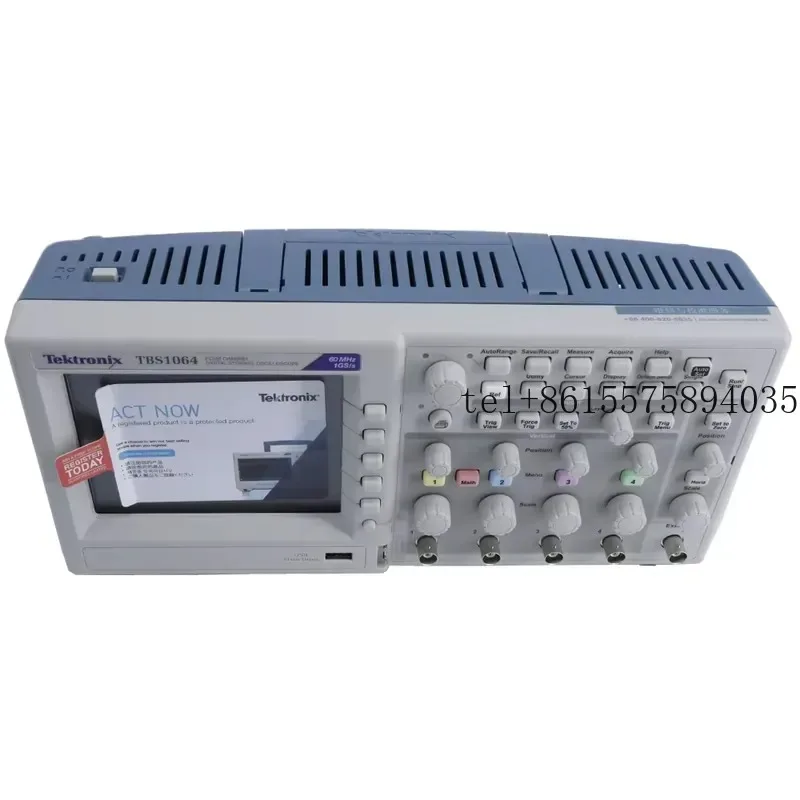2026 New Tektronix TBS1064 Digital Storage Oscilloscope 60 MHz 4 Channel 1GS/s Sampling 2.5k Points Record Length
2026 New Tektronix TBS1064 Digital Storage Oscilloscope 60 MHz 4 Channel 1GS/s Sampling 2.5k Points Record Length