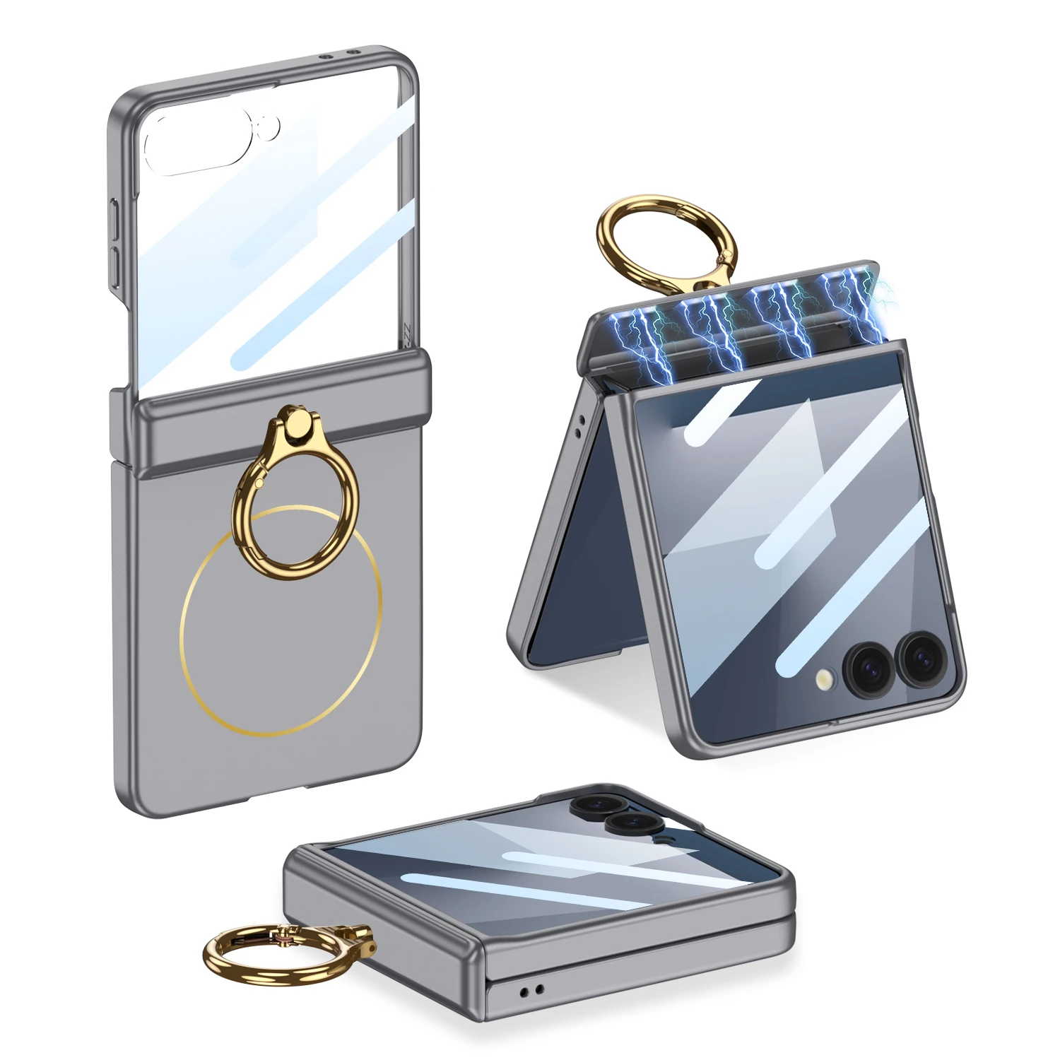 For Samsung Galaxy Z Flip 7 Case Hard Ring Middle hinge Magnetic Wireless Charging Protective Back Cover For Z Flip7 Phone Shell
For Samsung Galaxy Z Flip 7 Case Hard Ring Middle hinge Magnetic Wireless Charging Protective Back Cover For Z Flip7 Phone Shell