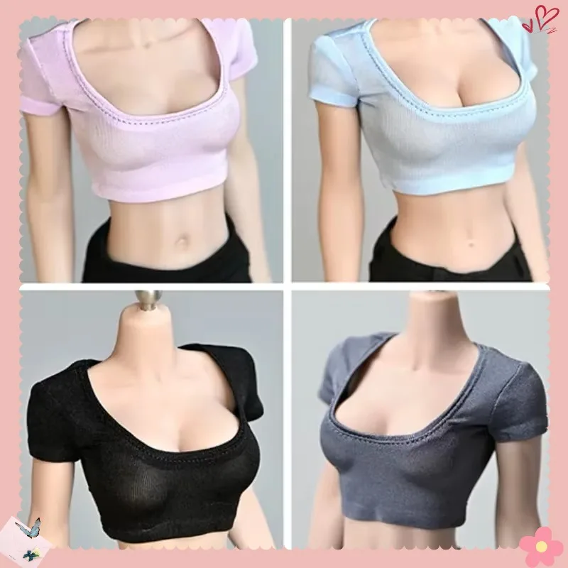 1/6 Scale Female Wide Neck Short Open Waist Top T-shirt Clothing Soldier Accessories Model for 12in Action Figure Dolls Hobbie
1/6 Scale Female Wide Neck Short Open Waist Top T-shirt Clothing Soldier Accessories Model for 12in Action Figure Dolls Hobbie