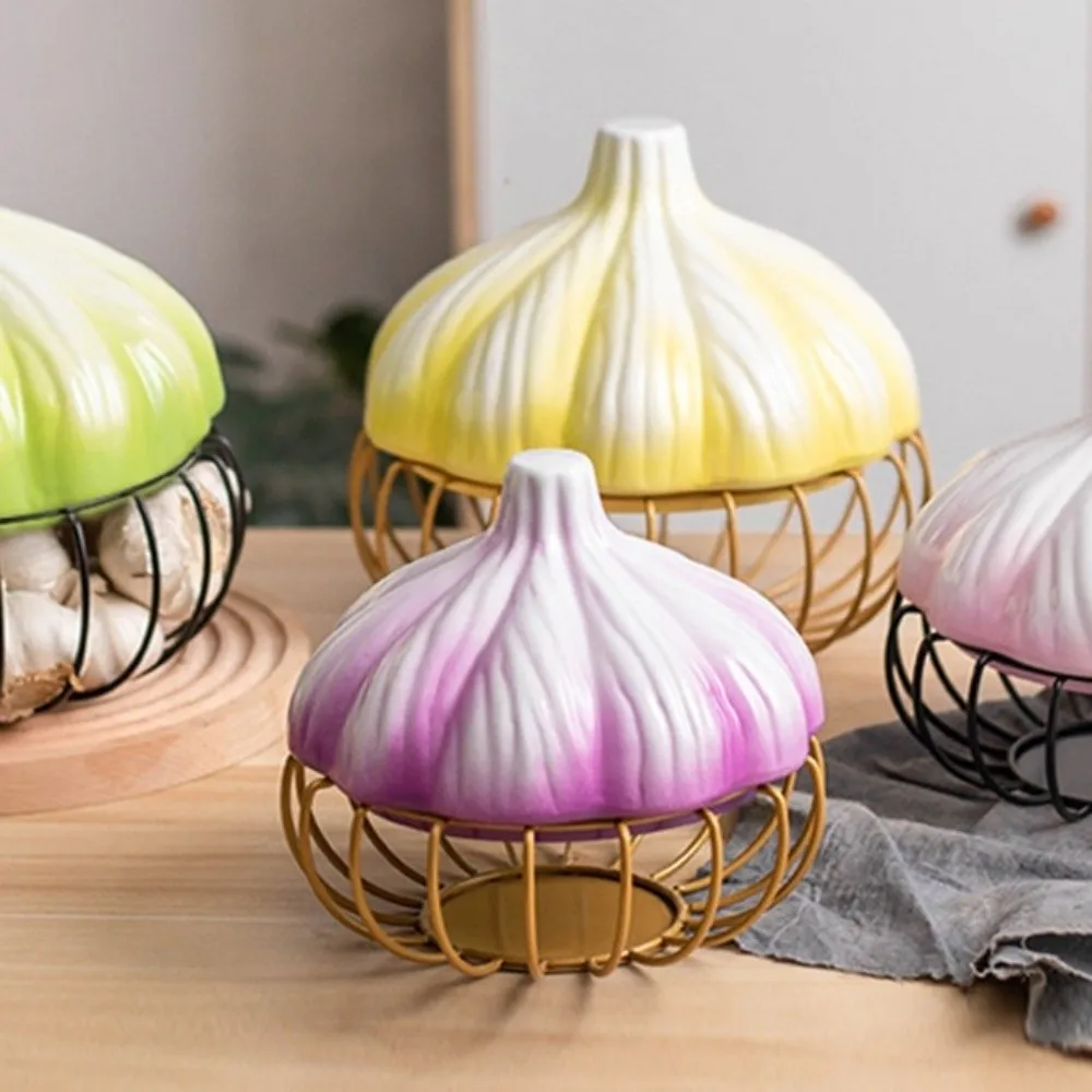 Durable Iron Garlic Shape Storage Basket Space Saving Egg Storage Garlic Ginger Basket Ceramic Vegetables Organizer Kitchen
Durable Iron Garlic Shape Storage Basket Space Saving Egg Storage Garlic Ginger Basket Ceramic Vegetables Organizer Kitchen
