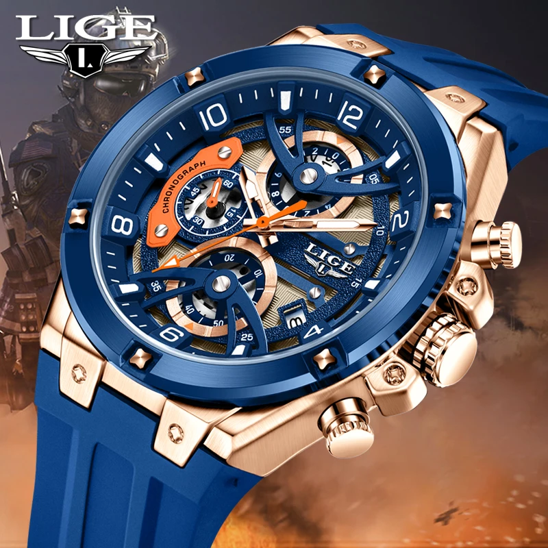 LIGE Disign 2025 Роскошные часы Мужские модные спортивные кварцевые наручные часы 30 м Водонепроницаемые светящиеся хронографы Мужские часы Reloj Hombre
LIGE Disign 2025 Роскошные часы Мужские модные спортивные кварцевые наручные часы 30 м Водонепроницаемые светящиеся хронографы Мужские часы Reloj Hombre
