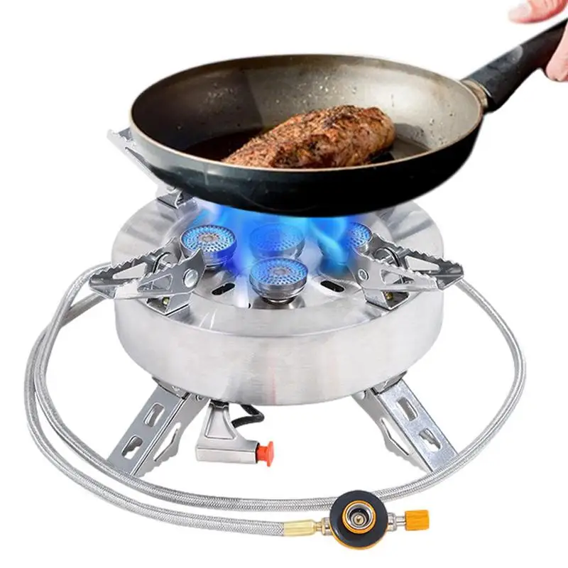 Portable Camping Stove Outdoor Stoves 12800W High-power Strong Fire Camping Gas Stove Portable Tourist Burner For Picnic Cooking
Portable Camping Stove Outdoor Stoves 12800W High-power Strong Fire Camping Gas Stove Portable Tourist Burner For Picnic Cooking