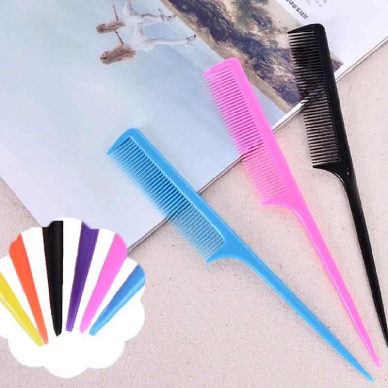 Anti-static Hair Dye Hairbrush Barber Hair Comb Salon Hairdresser Hairdressing Accessories Plastic Pointed Tail Hair Comb
Anti-static Hair Dye Hairbrush Barber Hair Comb Salon Hairdresser Hairdressing Accessories Plastic Pointed Tail Hair Comb