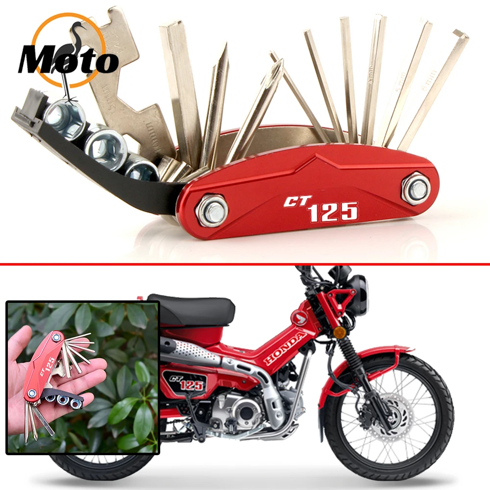 With Logo CT125 Universal Motorcycle Accessories Tool Repair Screwdriver Set For HONDA CT125 CT 125 Hunter Cub 2021 2022 2023
With Logo CT125 Universal Motorcycle Accessories Tool Repair Screwdriver Set For HONDA CT125 CT 125 Hunter Cub 2021 2022 2023