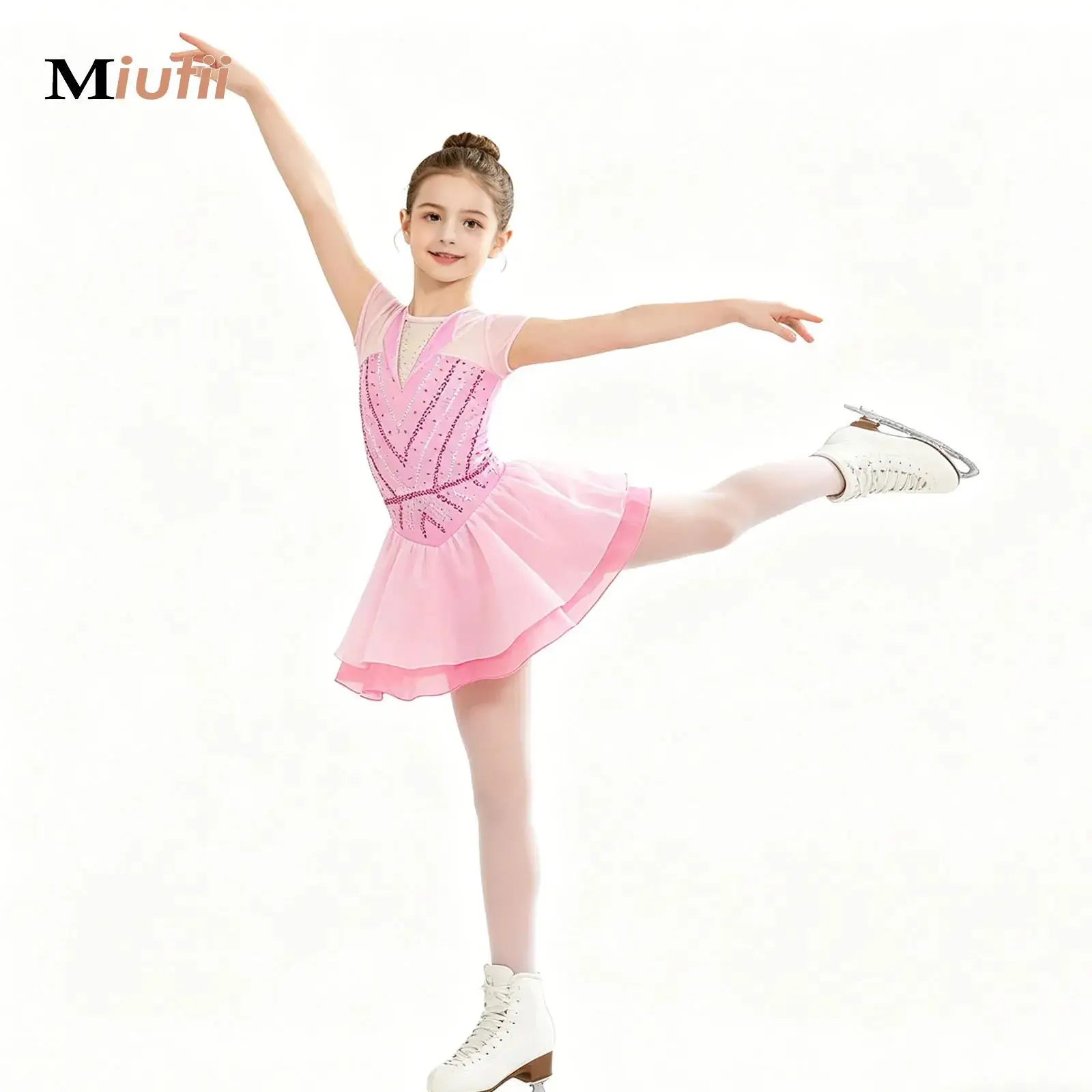 Kids Girls Shiny Acrobatics Gymnastics Ballet Jersey Leotards Dress Artistic Figure Skating Lyrical Dance Performance Clothing
Kids Girls Shiny Acrobatics Gymnastics Ballet Jersey Leotards Dress Artistic Figure Skating Lyrical Dance Performance Clothing