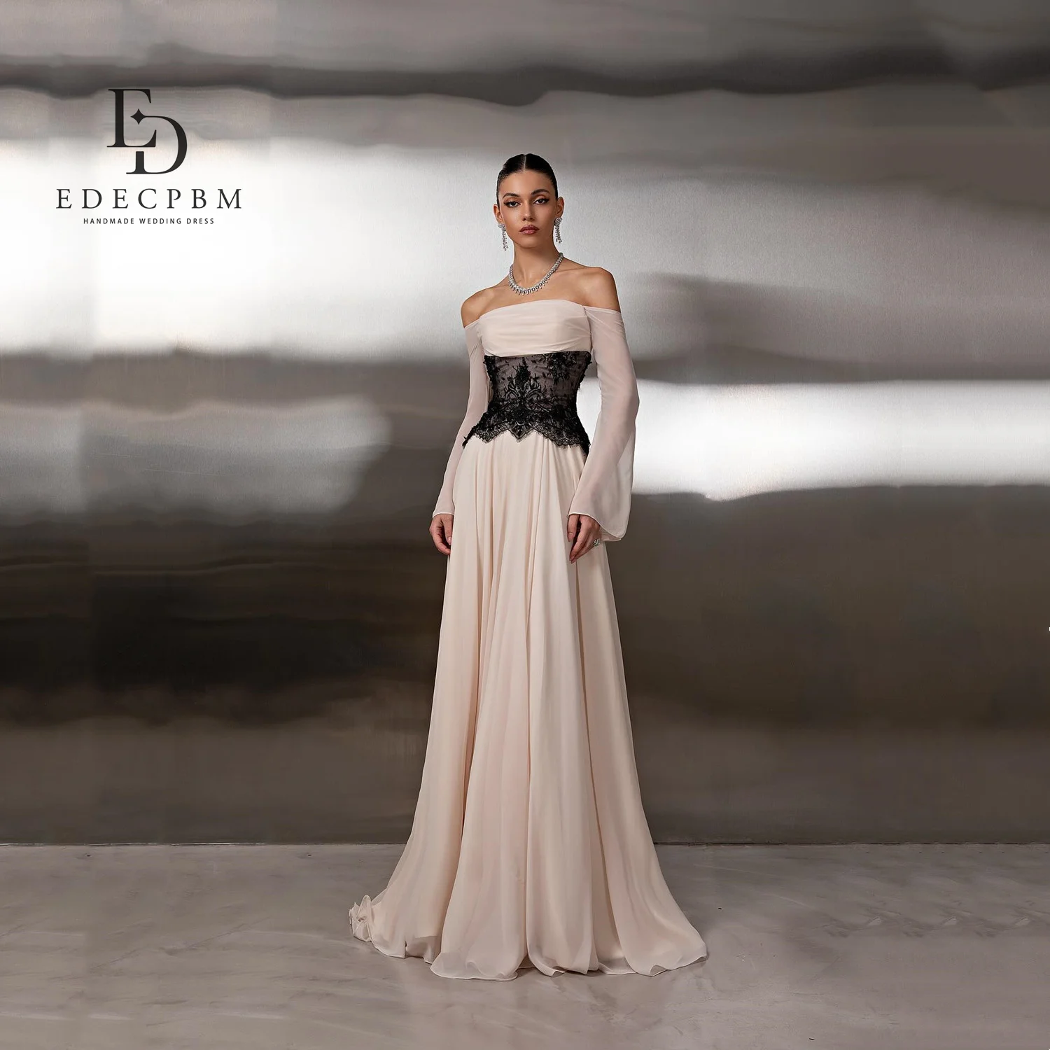 EDECPBM Customized Dresses Gala Lace Off-shoulder Elegant Women's Dresses for Wedding Party فساتين سهرة Vestidos De Festa A-line
EDECPBM Customized Dresses Gala Lace Off-shoulder Elegant Women's Dresses for Wedding Party فساتين سهرة Vestidos De Festa A-line