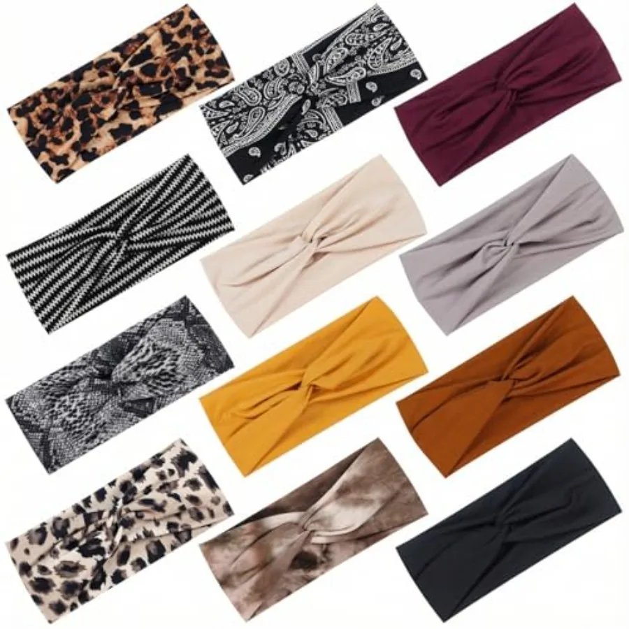12 Pack Headbands for Women, Fashionable Sports Hairbands, Elsti Wide Hednds Non Slip Workout Yog Sport Hednds for Women
12 Pack Headbands for Women, Fashionable Sports Hairbands, Elsti Wide Hednds Non Slip Workout Yog Sport Hednds for Women