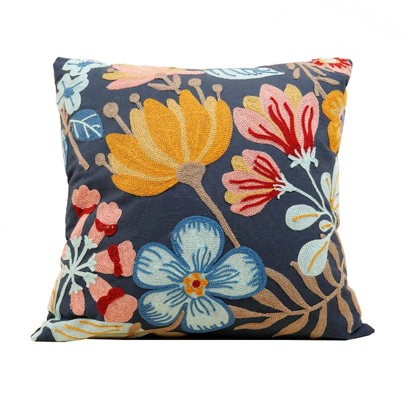 2025 Canvas With Embroidered Cushion Cover Pillow case Pastoral style For Home Decor /Office Living Room 45cm No Filler Flower 2
2025 Canvas With Embroidered Cushion Cover Pillow case Pastoral style For Home Decor /Office Living Room 45cm No Filler Flower 2