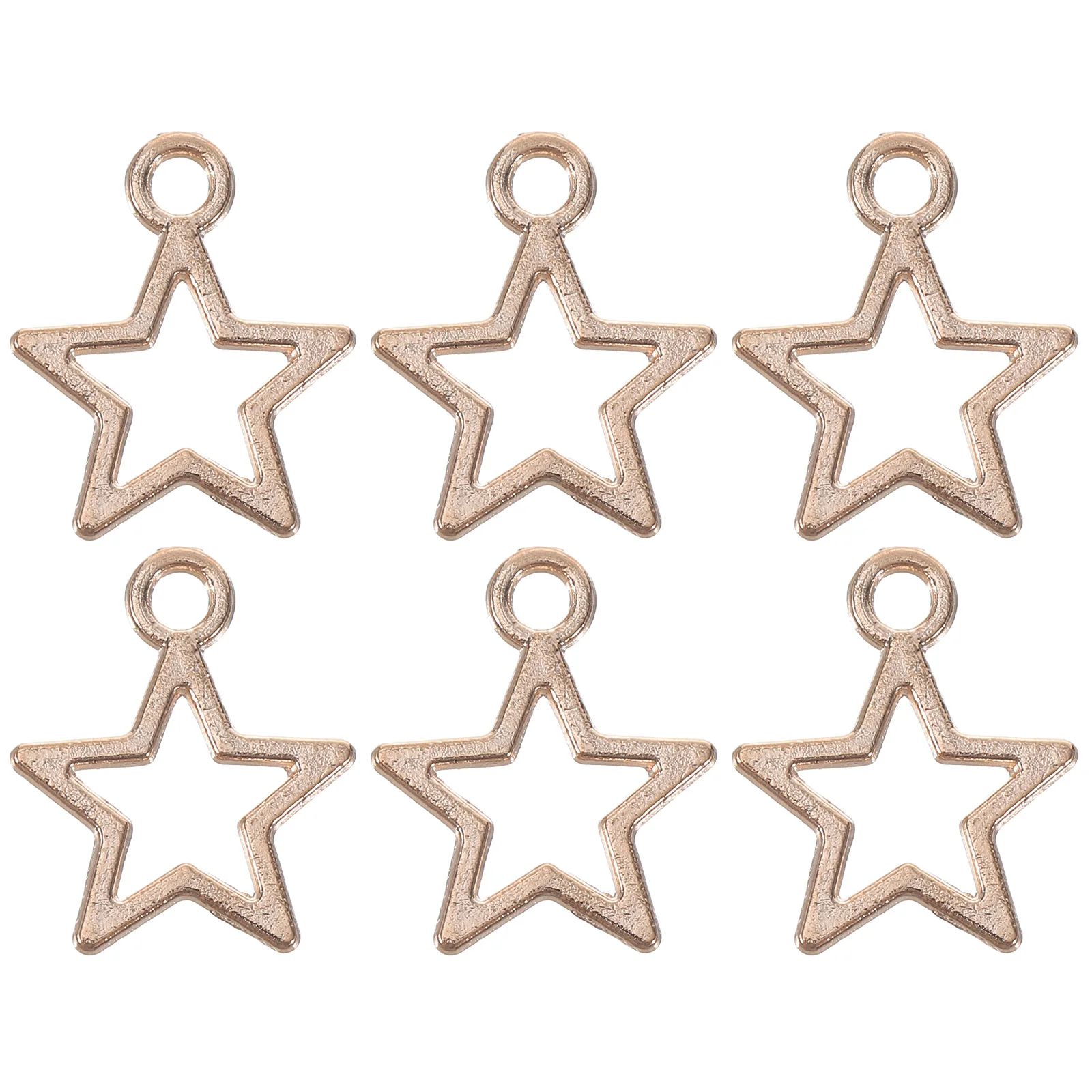 100pcs Hollow Five-Pointed Star Alloy Diy Jewelry Charms Necklace Pendants Decorative Accessories For Bracelet Making Durable
100pcs Hollow Five-Pointed Star Alloy Diy Jewelry Charms Necklace Pendants Decorative Accessories For Bracelet Making Durable