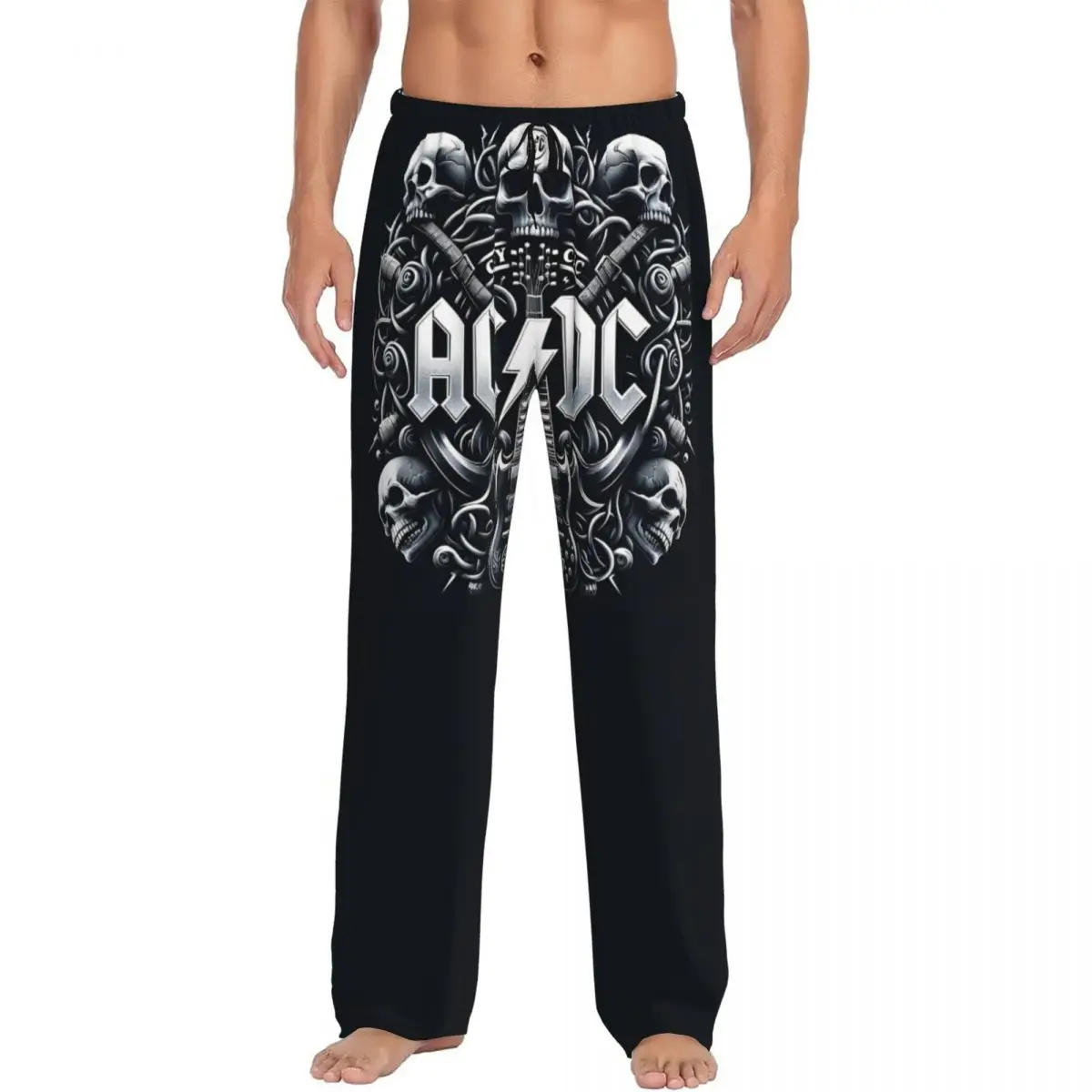 Custom Men Metal Rock Band AC DC Pajama Pants Printed Sleep Sleepwear Bottoms with Pockets
Custom Men Metal Rock Band AC DC Pajama Pants Printed Sleep Sleepwear Bottoms with Pockets
