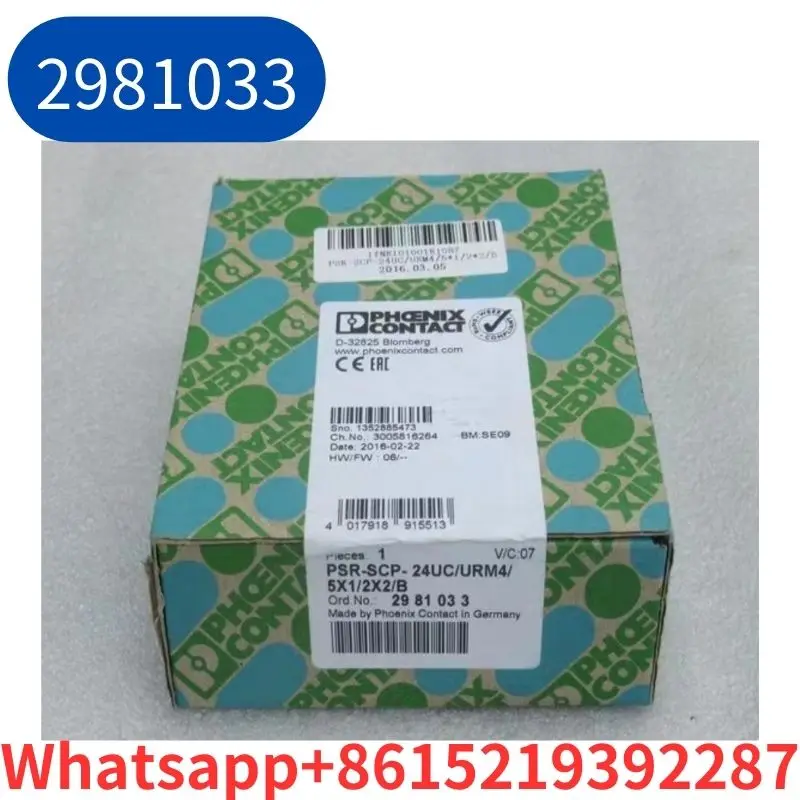 Новинка 2981033, реле безопасности, фотовспышка, M4, 5x1x2x2/B, быстрая доставка
Новинка 2981033, реле безопасности, фотовспышка, M4, 5x1x2x2/B, быстрая доставка