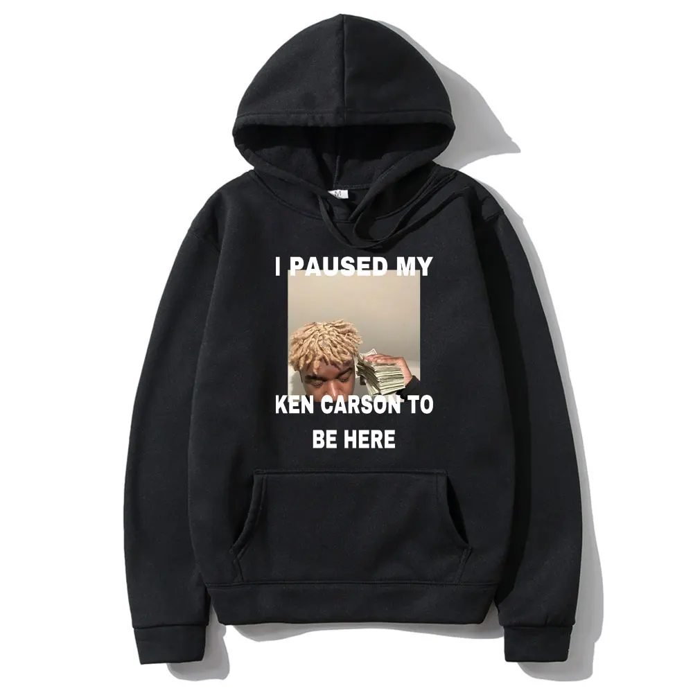 I Paused My Ken Carson To Be Here Print Hoodie Male Fashion Oversized Streetwear Men's Vintgae Casual Fleece Cotton Sweatshirt
I Paused My Ken Carson To Be Here Print Hoodie Male Fashion Oversized Streetwear Men's Vintgae Casual Fleece Cotton Sweatshirt