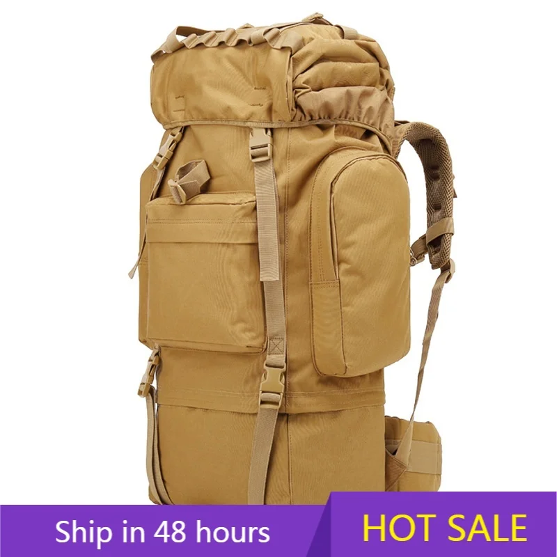 POWER LEAP Men's Large 65 Liter Outdoor Tactical Backpack Camouflage Sports Hiking Mountaineering Personal Bag Defense Equipment
POWER LEAP Men's Large 65 Liter Outdoor Tactical Backpack Camouflage Sports Hiking Mountaineering Personal Bag Defense Equipment