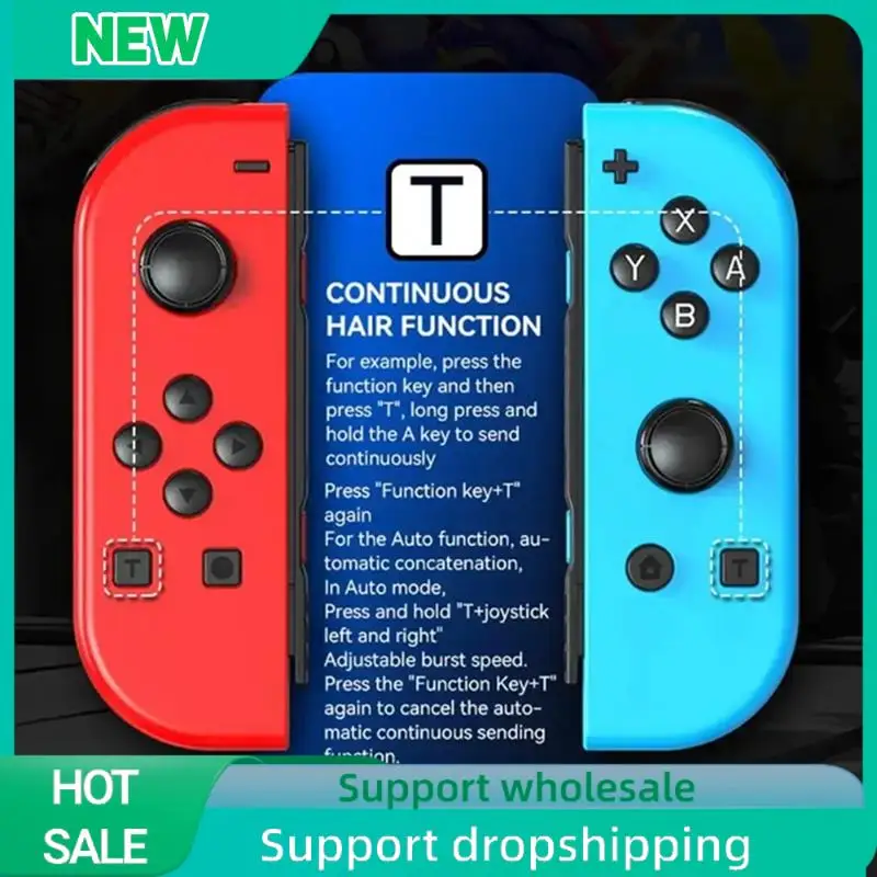 2PCS Joypad Controller (L/R) For Switch, Wireless Joypad Replacement For Switch Controller Dual Vibration/RGB Light Durable -C
2PCS Joypad Controller (L/R) For Switch, Wireless Joypad Replacement For Switch Controller Dual Vibration/RGB Light Durable -C
