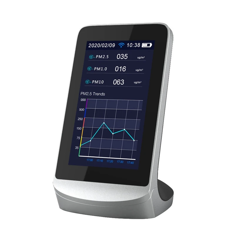 Air Quality Detector Plastic Tuya 10 In 1 WIFI PM2.5 PM10 TVOC HCHO AQI Infrared Sensor
Air Quality Detector Plastic Tuya 10 In 1 WIFI PM2.5 PM10 TVOC HCHO AQI Infrared Sensor
