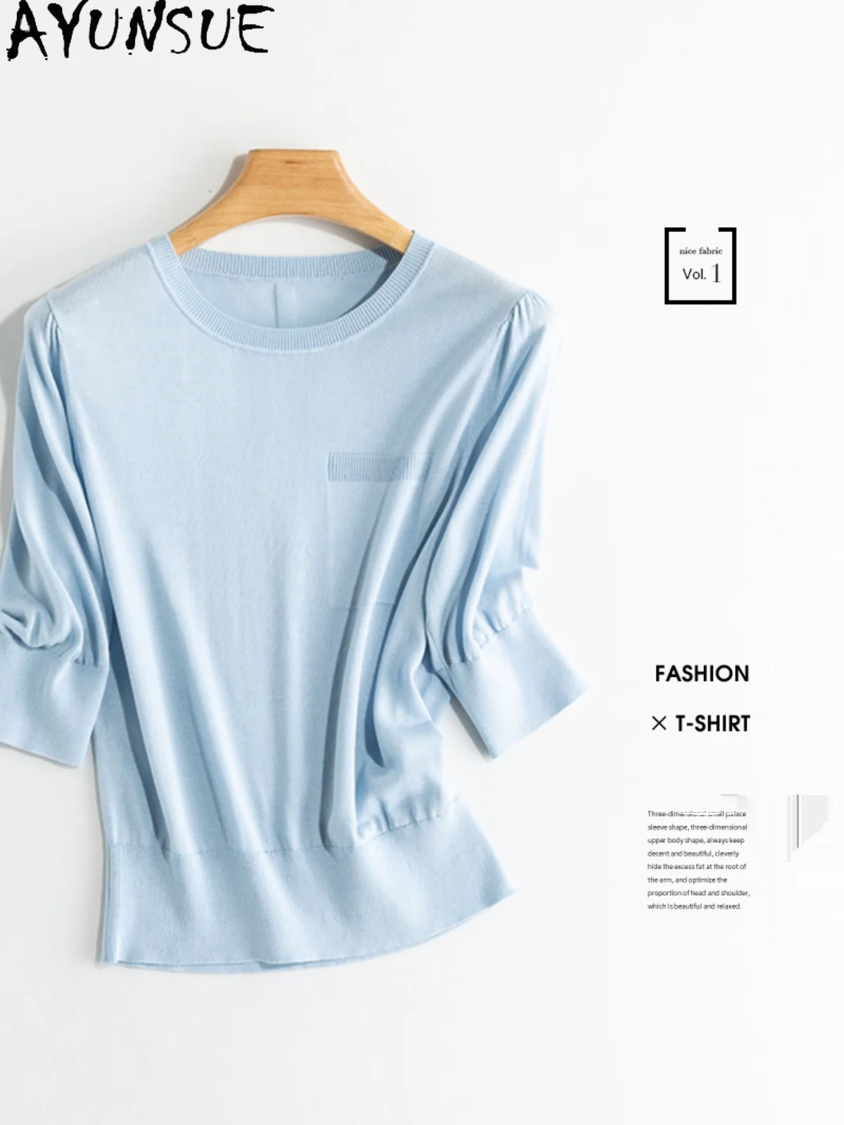 4 Colors Mulberry Silk T Shirts Knitted Thin Summer Tops for Woman Clothing Half Sleeve Pullovers Solid Cool Top Femme 2025
4 Colors Mulberry Silk T Shirts Knitted Thin Summer Tops for Woman Clothing Half Sleeve Pullovers Solid Cool Top Femme 2025