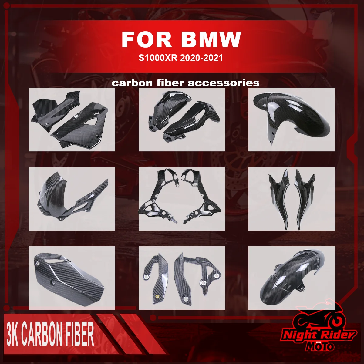 Для Bmw S1000xr 2020 2021, мотоцикл, 100% углеродное волокно, теплозащитный экран, передняя боковая крышка Feder, поддон, аксессуары для мотоциклов
Для Bmw S1000xr 2020 2021, мотоцикл, 100% углеродное волокно, теплозащитный экран, передняя боковая крышка Feder, поддон, аксессуары для мотоциклов