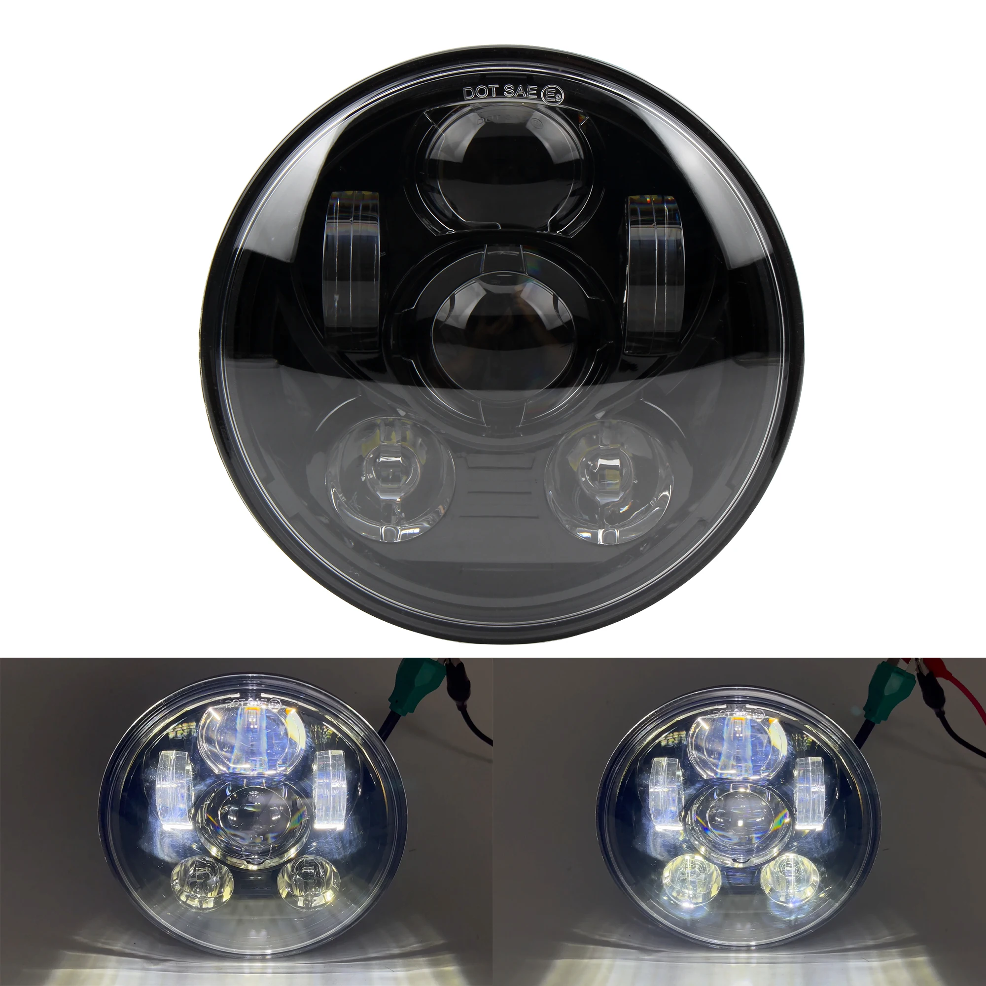 Motorcycle LED Headlight 5.75" With Hi/Lo Beam for Harley Sportster 883 XL883 Motorcycle LED Round Head Light Accessories
Motorcycle LED Headlight 5.75" With Hi/Lo Beam for Harley Sportster 883 XL883 Motorcycle LED Round Head Light Accessories
