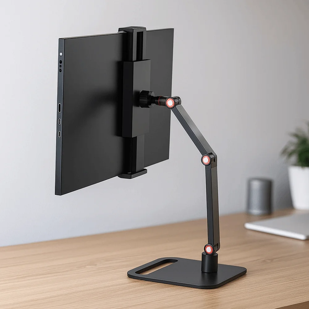 Adjustable Height Portable Monitor Holder Foldable Expandable Screen Holder Universal Alloy Monitor Bracket Display Base
Adjustable Height Portable Monitor Holder Foldable Expandable Screen Holder Universal Alloy Monitor Bracket Display Base