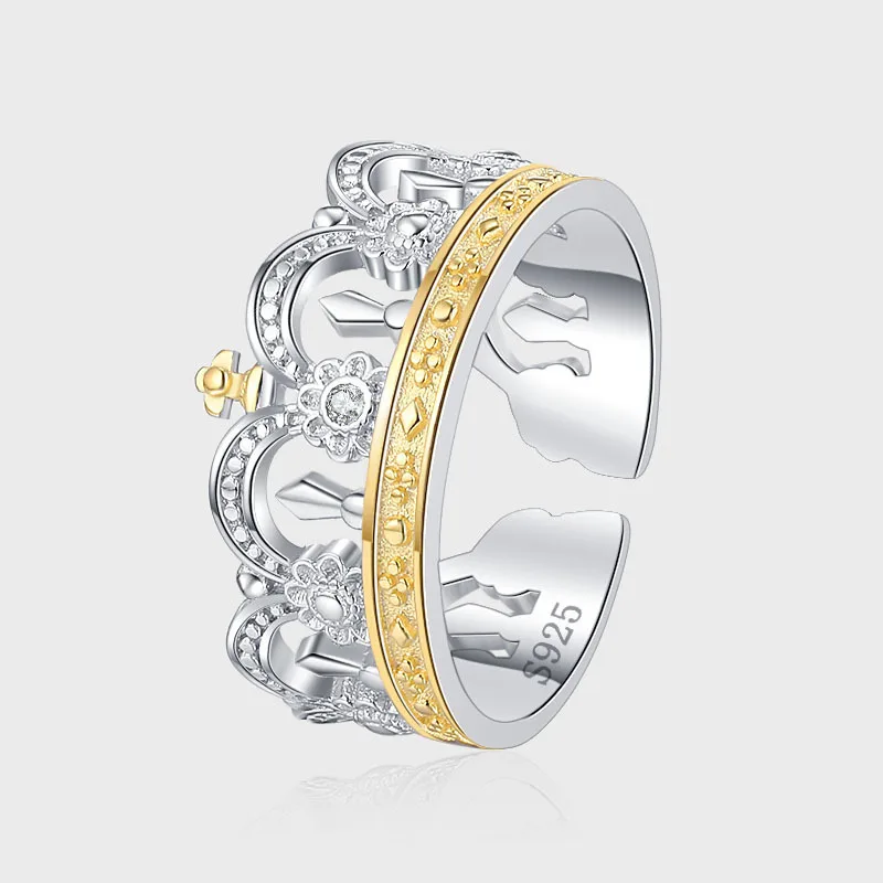 925 Sterling Silver Crown Female Ring Engagement Wedding Adjustable Rings For Women Luxury Jewelry Wholesale Money 925
925 Sterling Silver Crown Female Ring Engagement Wedding Adjustable Rings For Women Luxury Jewelry Wholesale Money 925