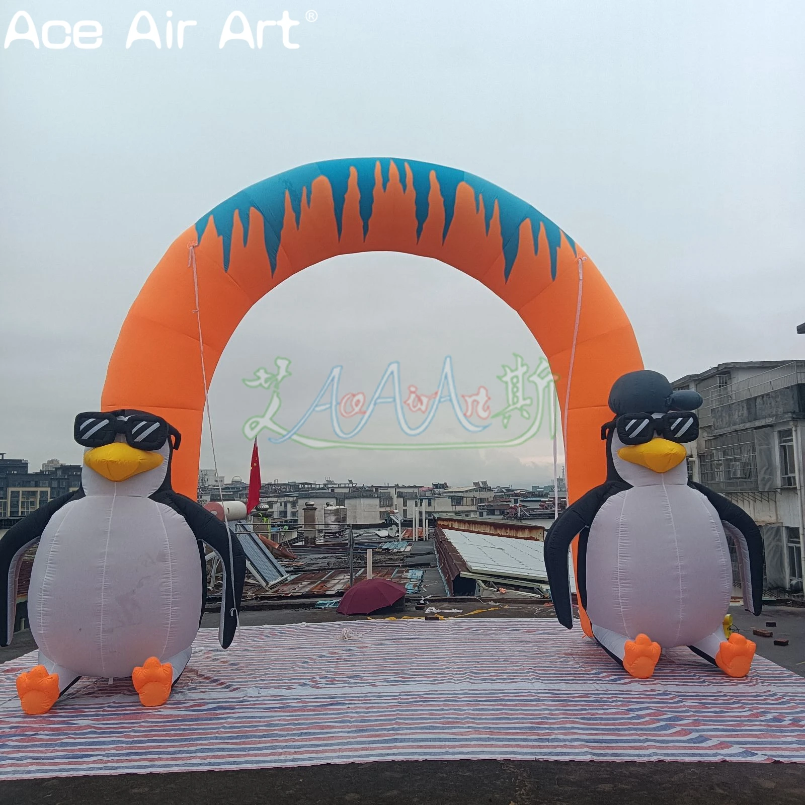 Inflatable Penguin Arch, Icy Themed Entrance, Winter Festival & Polar Event Decoration for Sale
Inflatable Penguin Arch, Icy Themed Entrance, Winter Festival & Polar Event Decoration for Sale