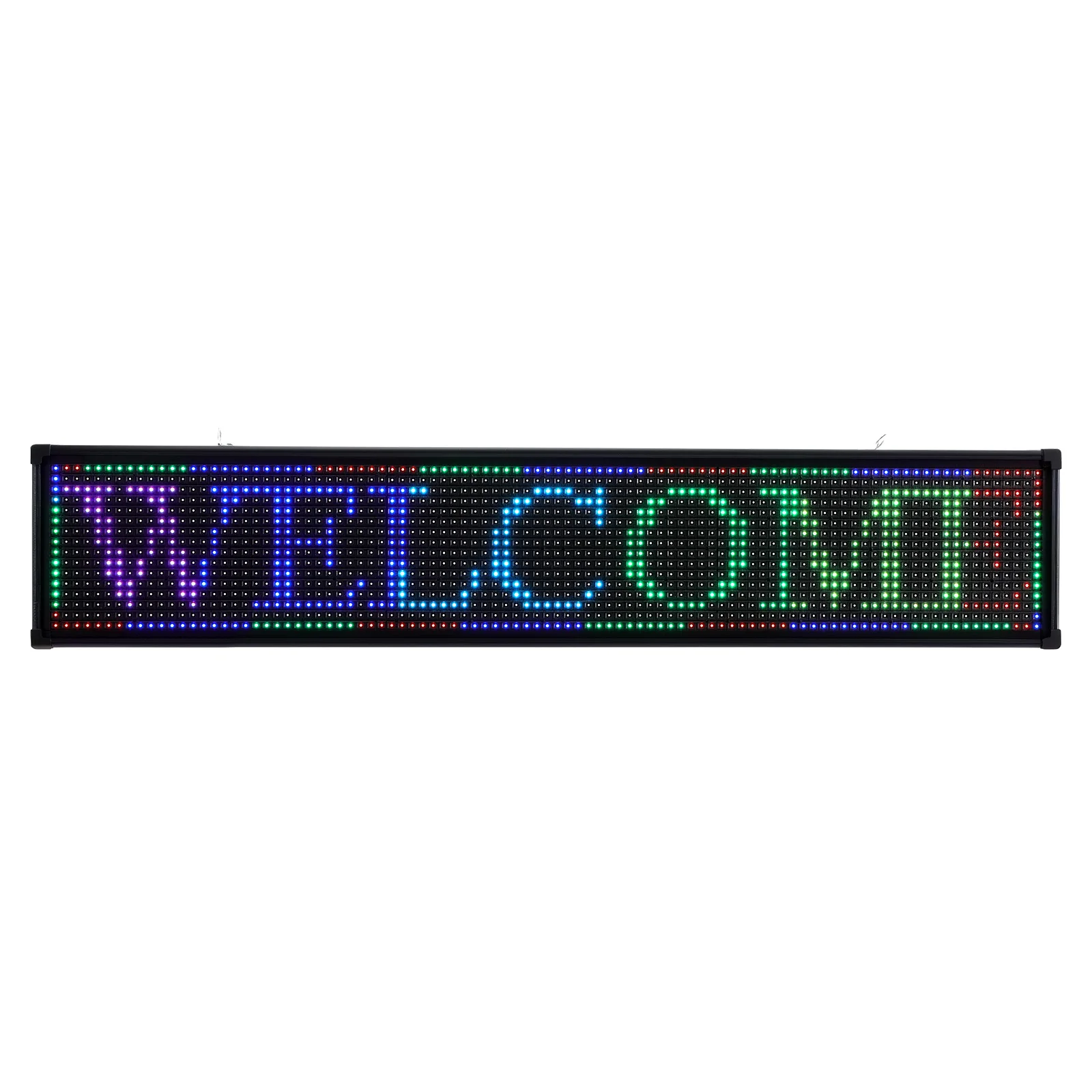 40 x 8 inch Led Sign, Seven-Color Led Scrolling Sign, Digital Display Board by PC & WiFi & USB, Scrolling Advertising LED Signs, Led Sign for Advertising and Business
40 x 8 inch Led Sign, Seven-Color Led Scrolling Sign, Digital Display Board by PC & WiFi & USB, Scrolling Advertising LED Signs, Led Sign for Advertising and Business