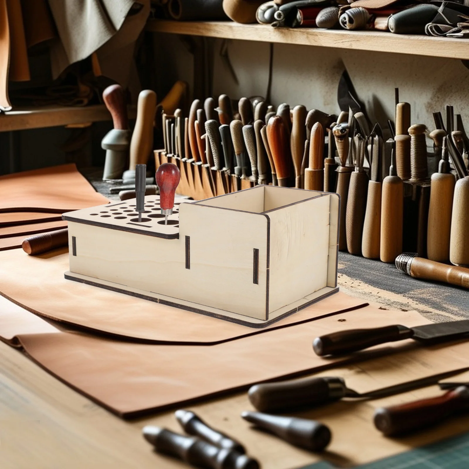 Tool Storage Rack Pu Craft Holder Wooden Frame Diy Shelf Khaki Tools Organizer Work
Tool Storage Rack Pu Craft Holder Wooden Frame Diy Shelf Khaki Tools Organizer Work