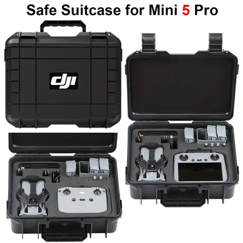Suitable for DJI 5 Pro Storage Case, 5 Pro Explosion-Proof Case, Portable Hard-Shell Large Capacity Case