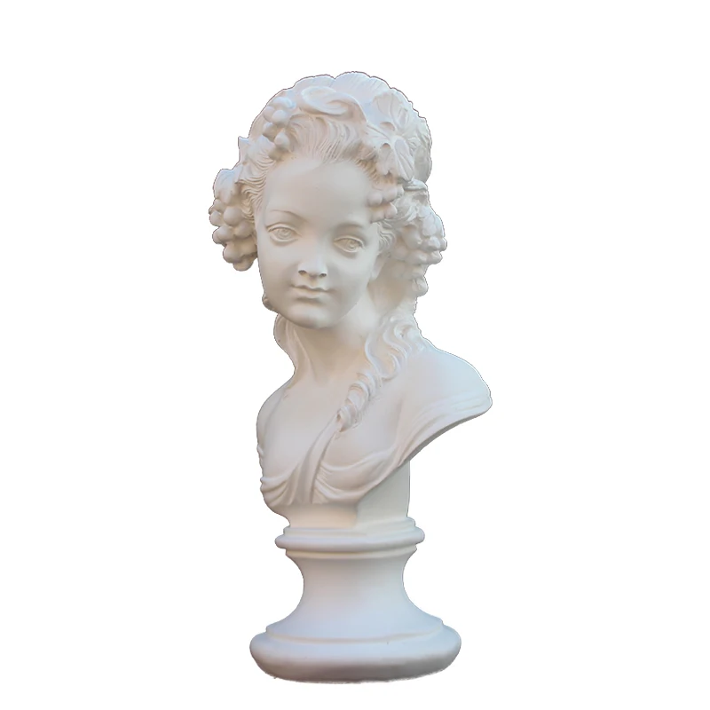 Plaster Head Statue Women Sculpture Art Bust Art Crafts Goddess Statue Living Room Ornaments Decoracion Casa Room Decor
Plaster Head Statue Women Sculpture Art Bust Art Crafts Goddess Statue Living Room Ornaments Decoracion Casa Room Decor
