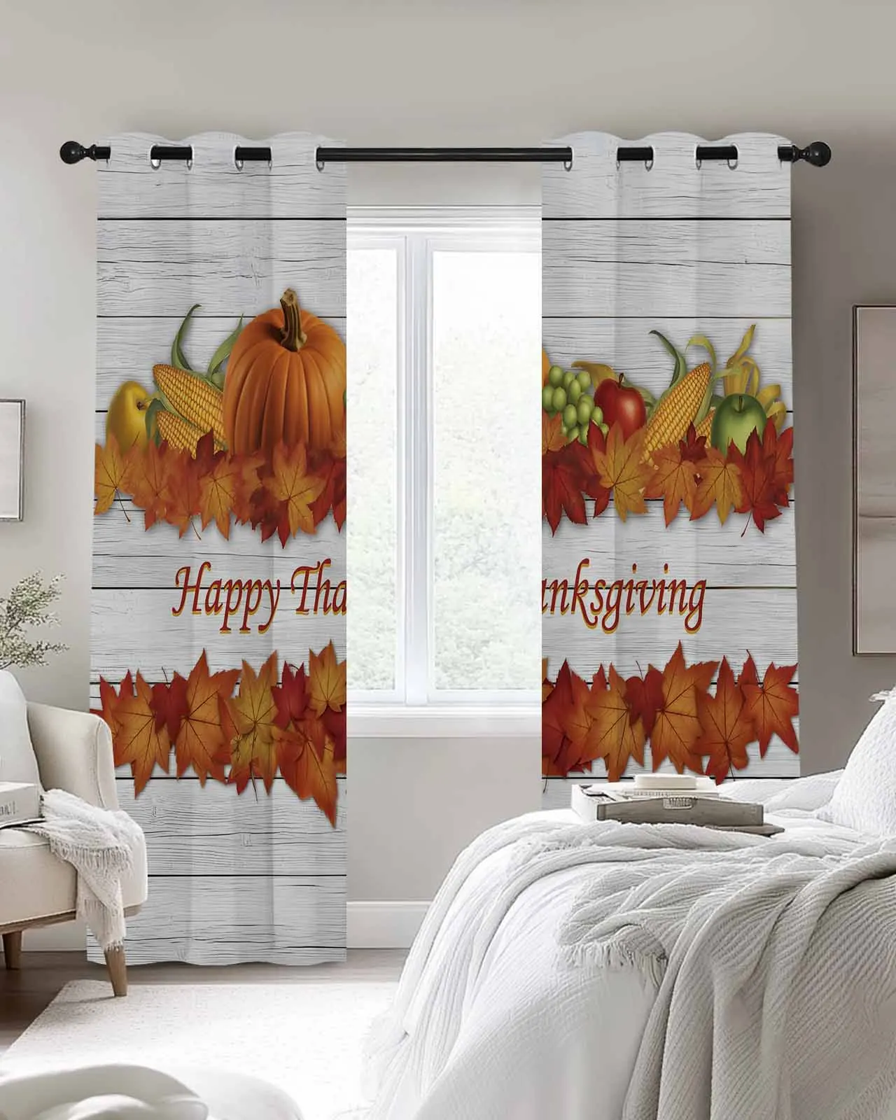 Modern Window Curtains for Living Room Happy Thanksgiving Pumpkin Curtains for Child Bedroom Kitchen Decor Blinds Drapes
Modern Window Curtains for Living Room Happy Thanksgiving Pumpkin Curtains for Child Bedroom Kitchen Decor Blinds Drapes
