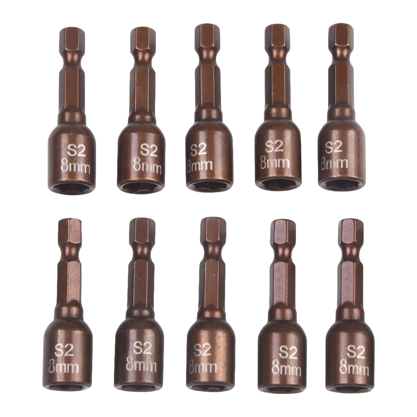 10pc Socket Adapter 8mm Magnetic Nuts Screwdriver Socket Bit Hex Shank Drivers Adapters Socket Hand Tool Steel Part 1/4" Hex Kit
10pc Socket Adapter 8mm Magnetic Nuts Screwdriver Socket Bit Hex Shank Drivers Adapters Socket Hand Tool Steel Part 1/4" Hex Kit