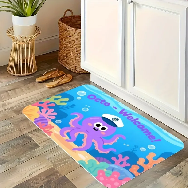 1PC Playful Ocean Welcome Kitchen Rug Non-Slip Door Mat Pop design Bathroom Rug Bath Mat Carpet for Home Sink Laundry ecoreeree
1PC Playful Ocean Welcome Kitchen Rug Non-Slip Door Mat Pop design Bathroom Rug Bath Mat Carpet for Home Sink Laundry ecoreeree