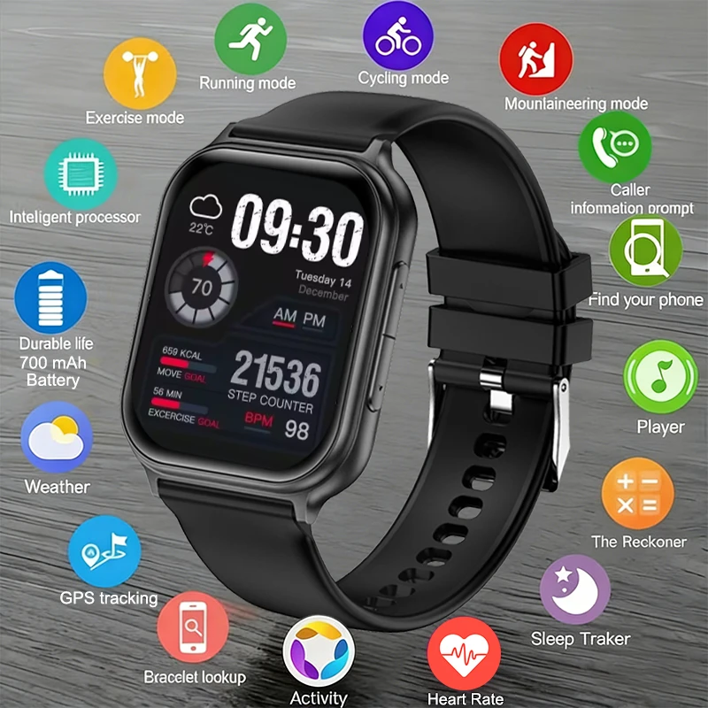 2026 New BOXUXING Outdoor Sports Fitness Smart Watch Men Women Heart Rate GPS Track Bluetooth Call IP68 Waterproof Smartwatches
2026 New BOXUXING Outdoor Sports Fitness Smart Watch Men Women Heart Rate GPS Track Bluetooth Call IP68 Waterproof Smartwatches