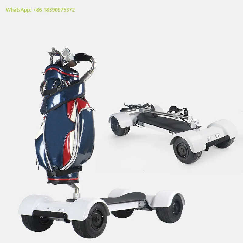 New 4 Wheel Golf Cart Trolley Electric Golf Trolley 1000W Large Lithium Battery for Sale
New 4 Wheel Golf Cart Trolley Electric Golf Trolley 1000W Large Lithium Battery for Sale